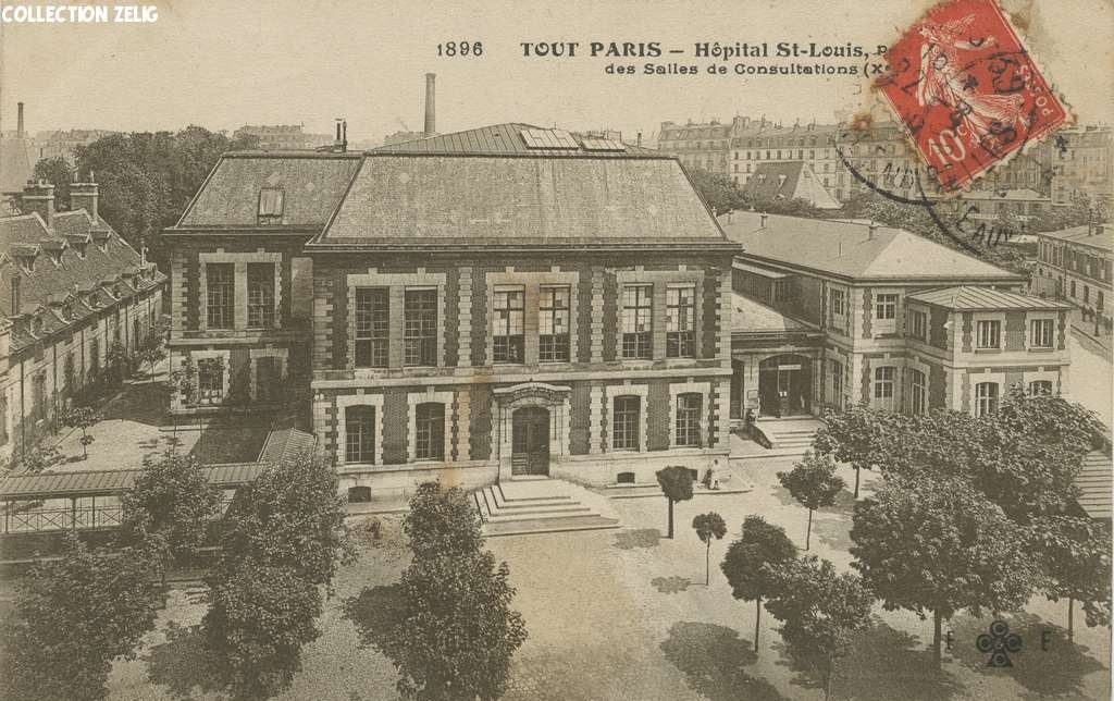 1896 - Hôpital Saint-Louis, partie moderne - Salle des Consultations