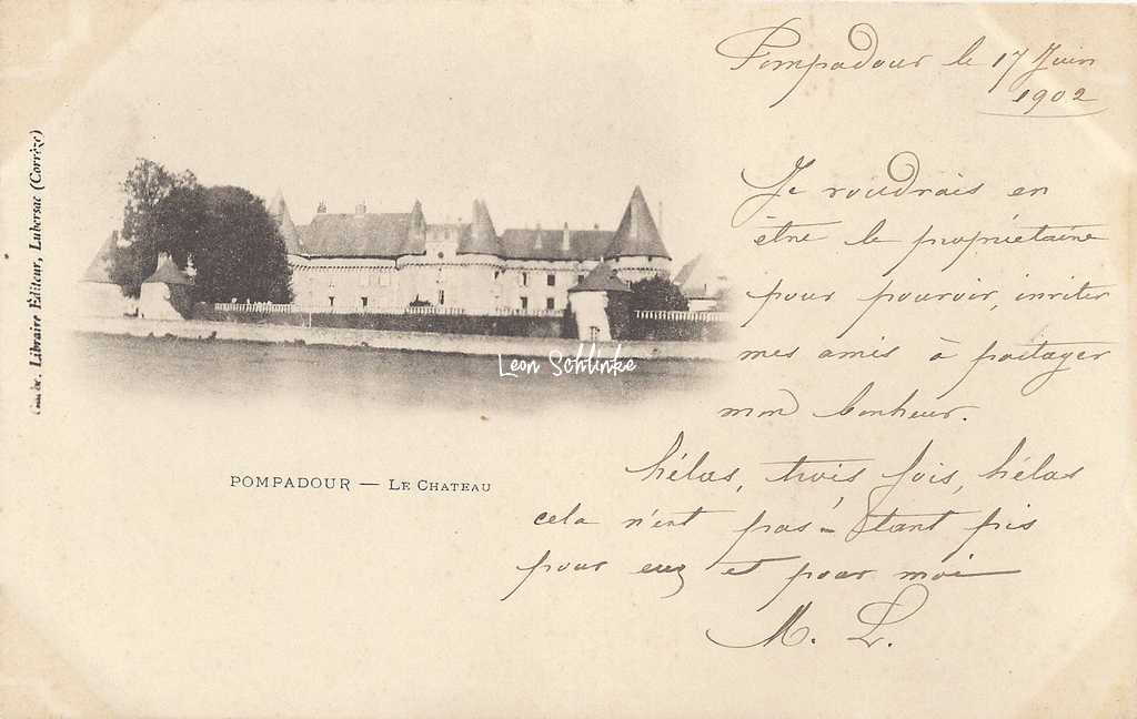 19-Arnac-Pompadour - Le Château (xxx à Lubersac)