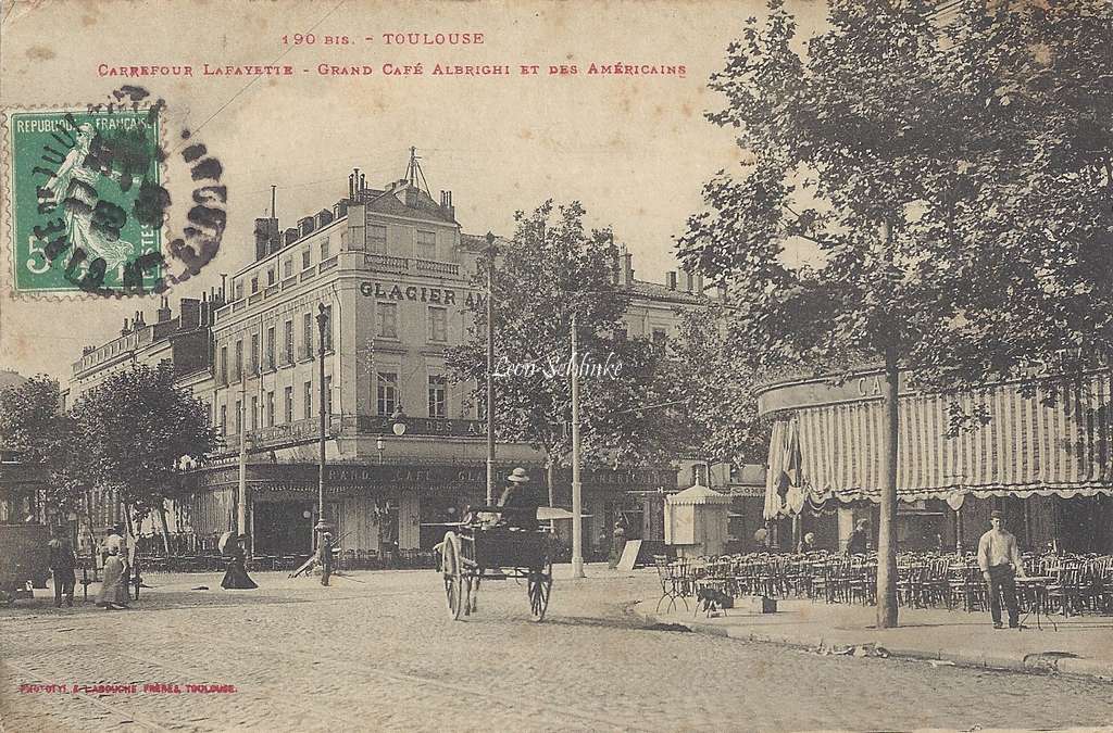 190 bis - Carrefour Lafayette Café Albrighi et des Américains