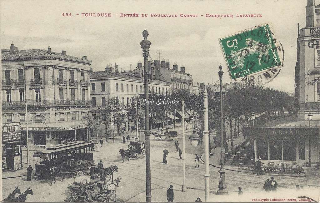 191 - Entrée du Boulevard Carnot, Carrefour Lafayette