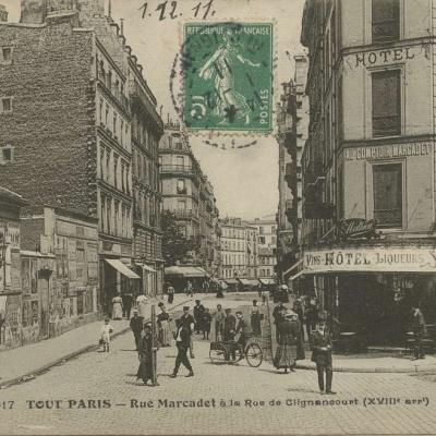 1917 - Rue Marcadet à l Rue de Clignancourt