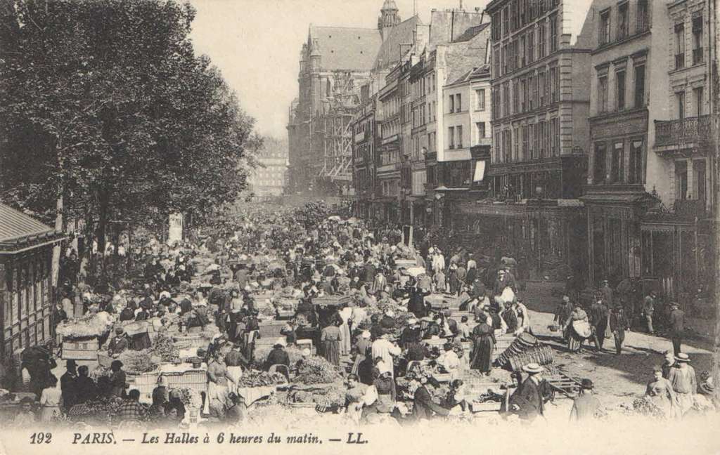 192 - PARIS - Les Halles à 6 heures du matin