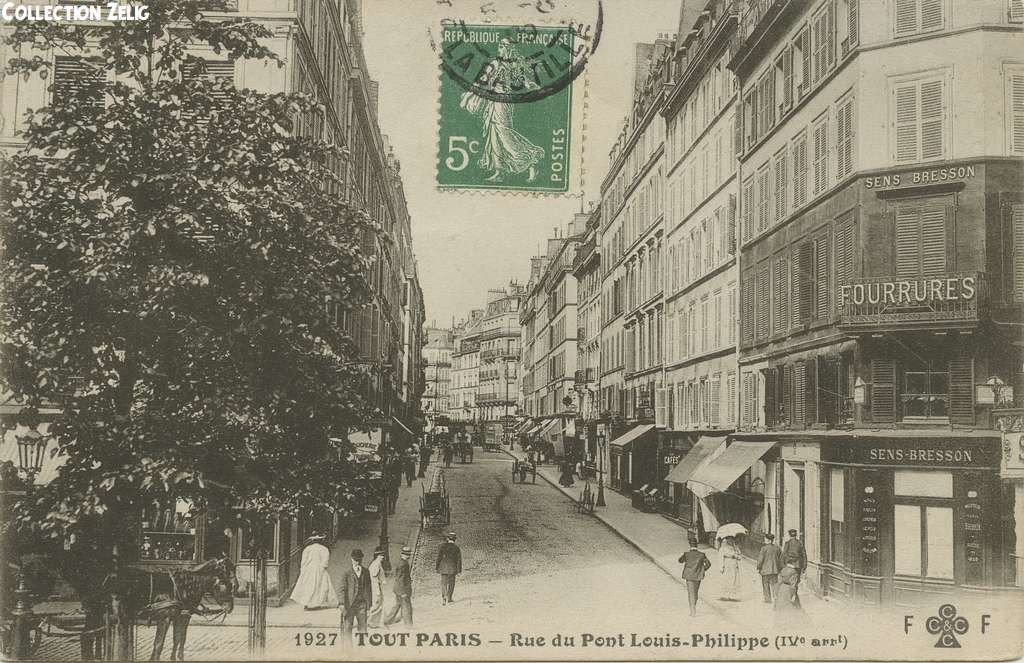 1927 - Rue du Pont Louis-Philippe