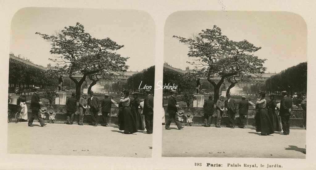 193 - Paris - Palais Royal, le Jardin