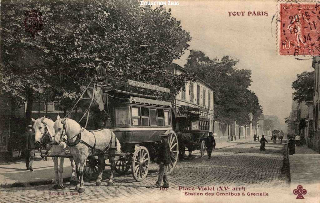 193 - Place Violet - Station des Omnibus à Grenelle