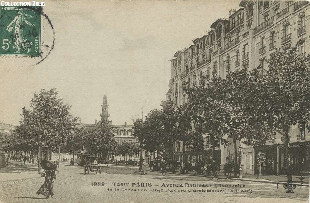 1939 - Avenue Daumesnil - Immeuble de la Fondation