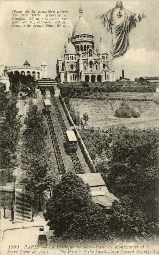 1939 - PARIS - La Basilique du Sacré-Coeur de Montmartre