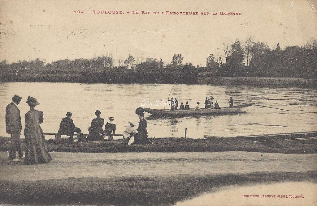 194 - Le bac de l'embouchure sur la Garonne
