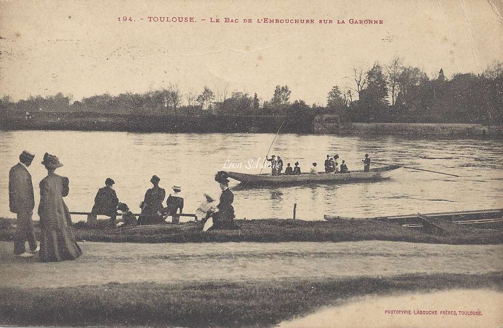 194 - Le Bac de l'Embouchure sur la Garonne