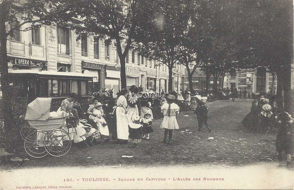 196 - Square du Capitole -L'allée des Nounous