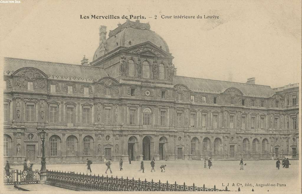 2 - Cour intérieure du Louvre