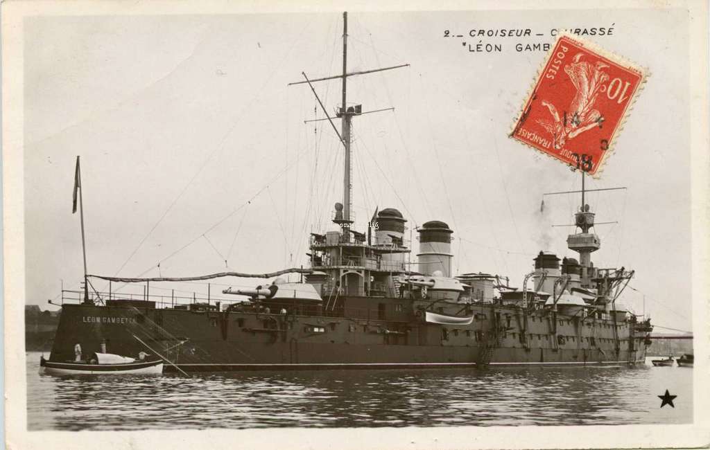 2 - Croiseur - Cuirassé Léon GAMBETTA