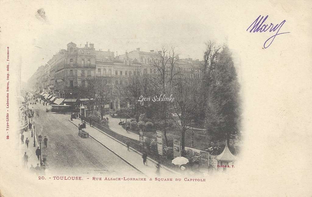 20 - Rue Alsace-Lorraine - Square du Capitole