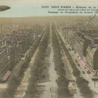 2066 - Avenue de la Grande Armée prise du haut de l'Arc de Triomphe