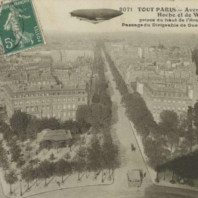 2071 - Avenues d Friedland, Hoche et Wagram prises du haut de l'Arc de Triomphe