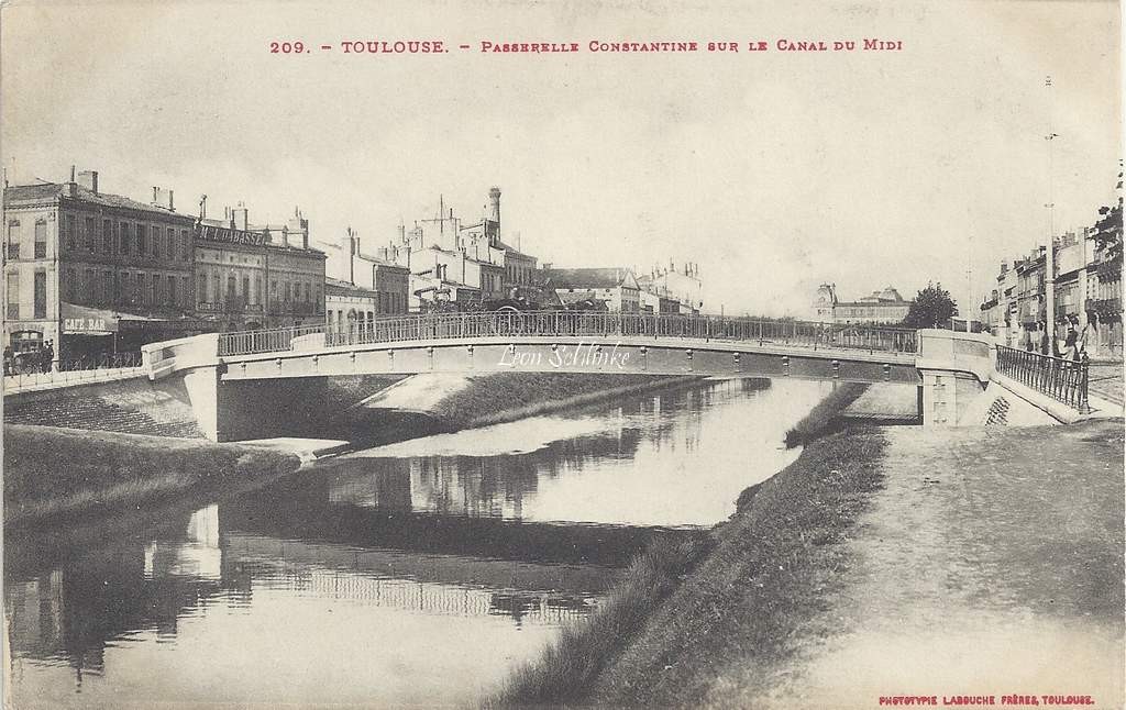 209 - Passerelle Constantine sur le Canal du Midi