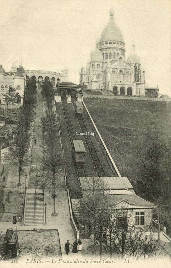 219 - PARIS - Le Funiculaire du Sacré-Coeur
