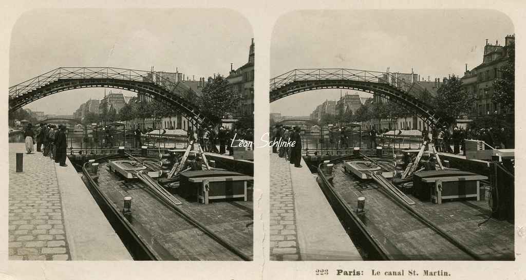 223 - Paris - Le Canal St-Martin