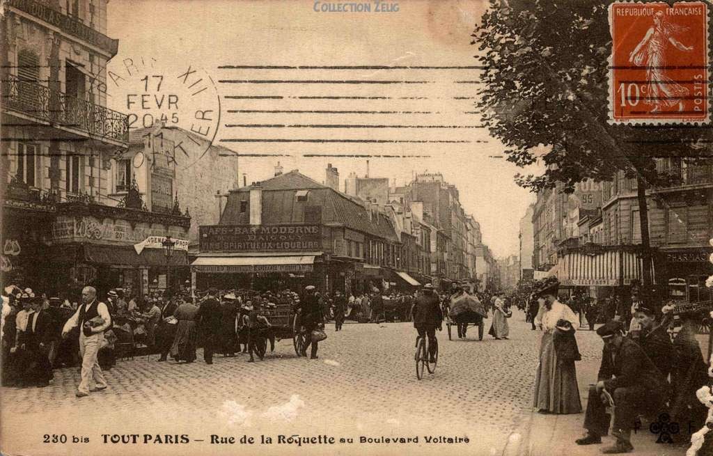 230 bis - Rue de la Roquette au Boulevard Voltaire