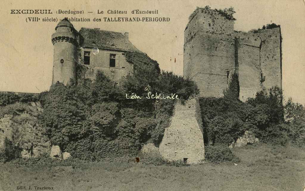 24-Excideuil - Le Château (Trarieux J.)