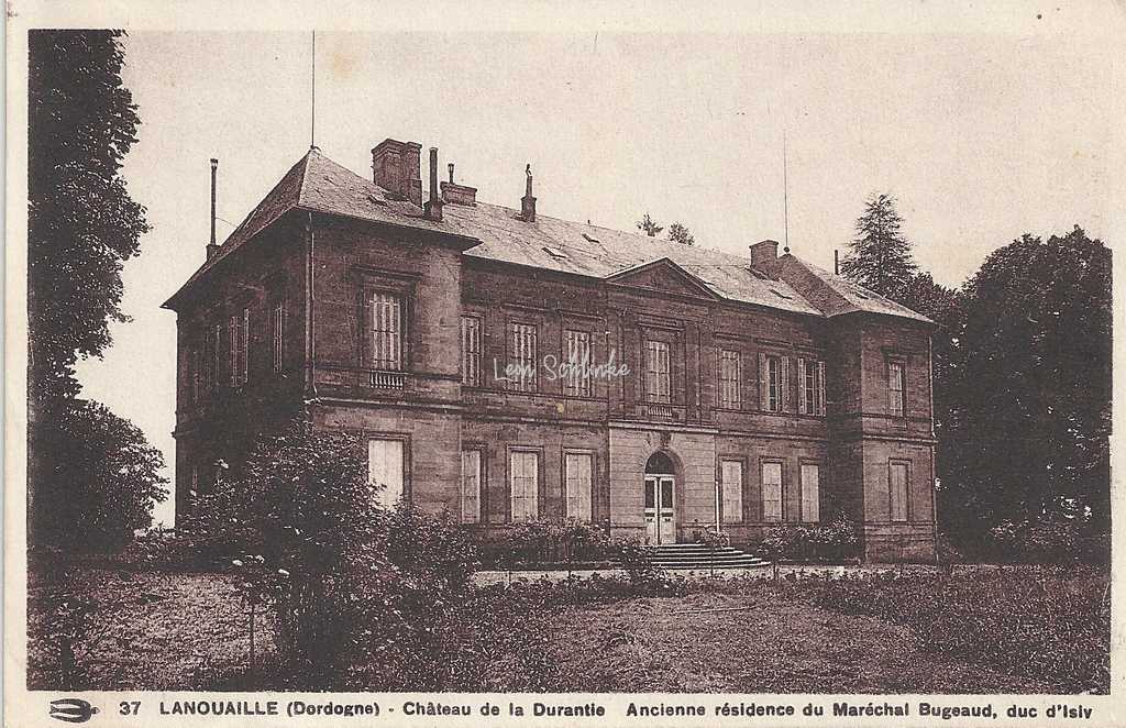 24-Lanouaille - 37 - Château de la Durantie (L'Hirondelle)