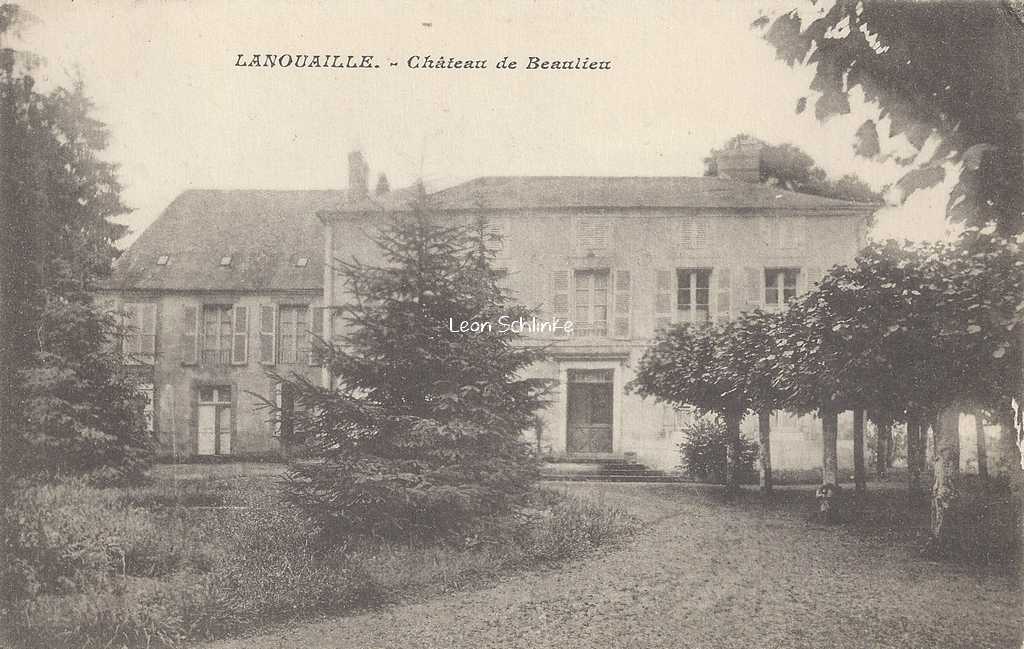 24-Lanouaille - Château de Beaulieu (Ss édit.)