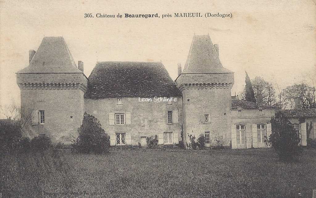 24-Mareuil - 305 - Château de Beauregard (O.Domège)