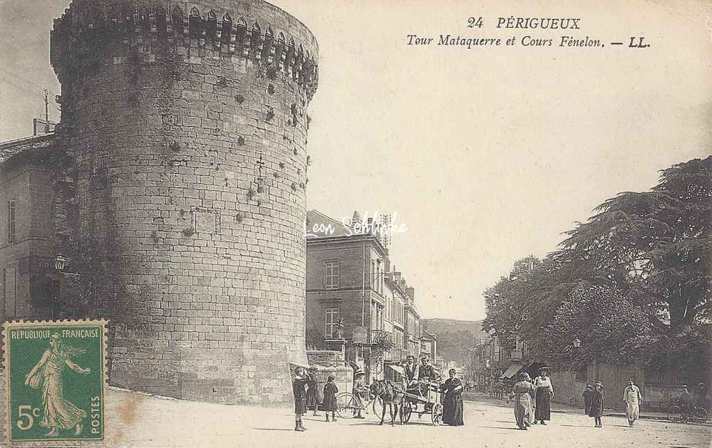 24-Périgueux - Tour Mataquerre et Cours Fénelon (LL 24)
