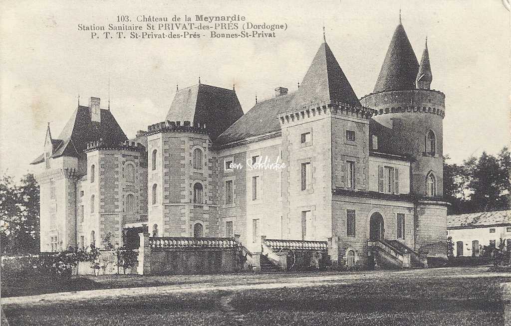 24-Saint-Privat-des-Prés - 103 - Château de Meynardie (Ss edit)