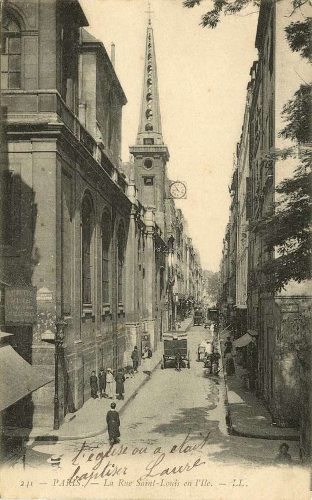 241 - PARIS - La Rue Saint-Louis en l'Ile