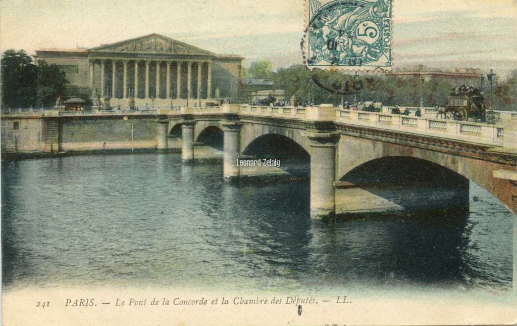 241 - PARIS - Le Pont de la Concorde et la Chambre des Députés (2)
