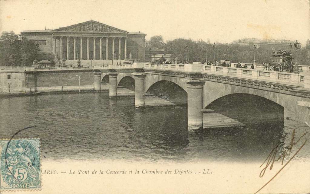 241 - PARIS - Le Pont de la Concorde et la Chambre des Députés