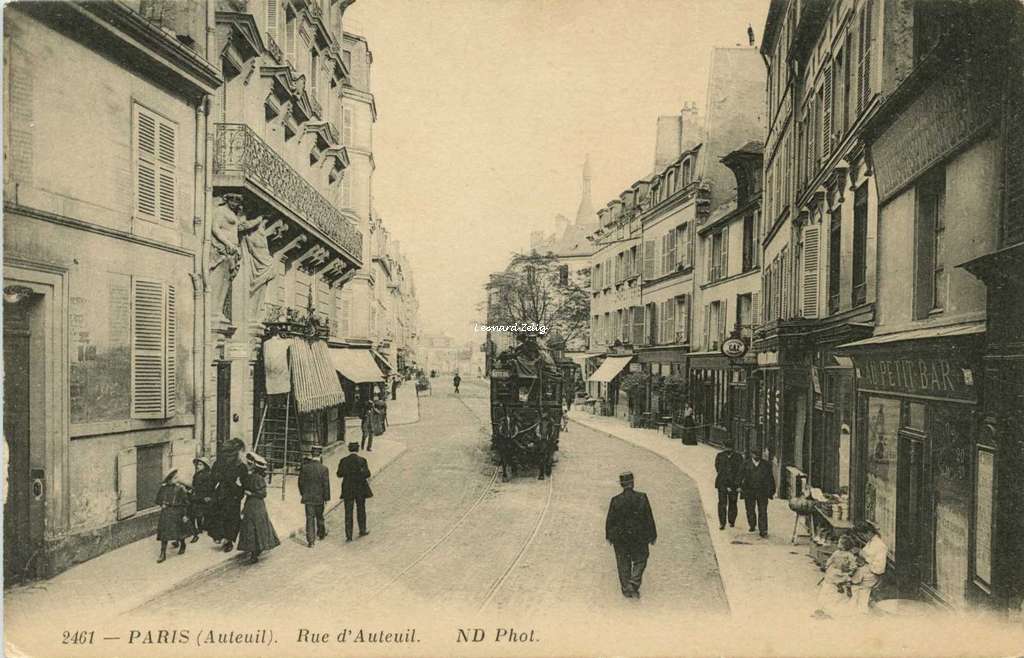 ND 2461 - PARIS (Auteuil) - Rue d'Auteuil