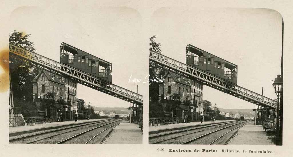 248 - Environs de Paris - Bellevue, le Funiculaire
