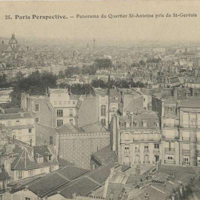 26 - Panorama du Quartier Saint-Antoine pris de Saint-Gervais