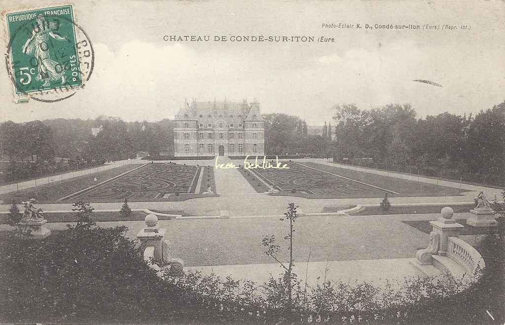 27- Condé-sur-Iton - Le Château (K.D. Photo-Eclairt)
