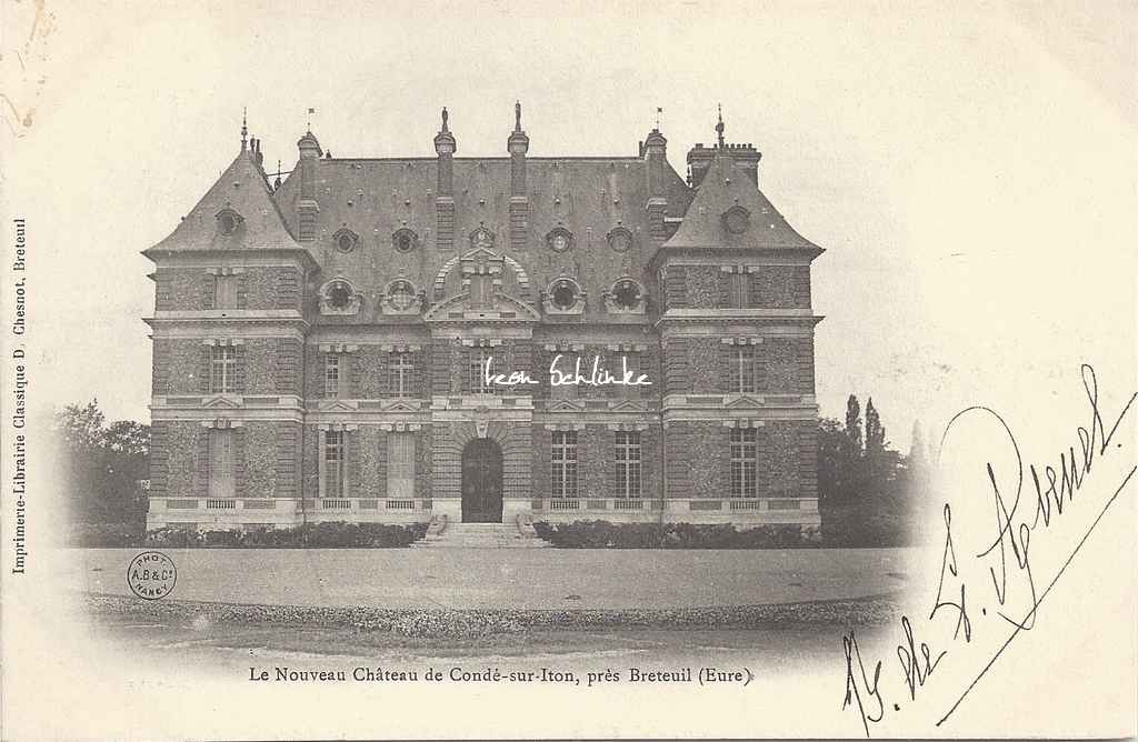 27- Condé-sur-Iton - Le Nouveau Château (Chesnot)