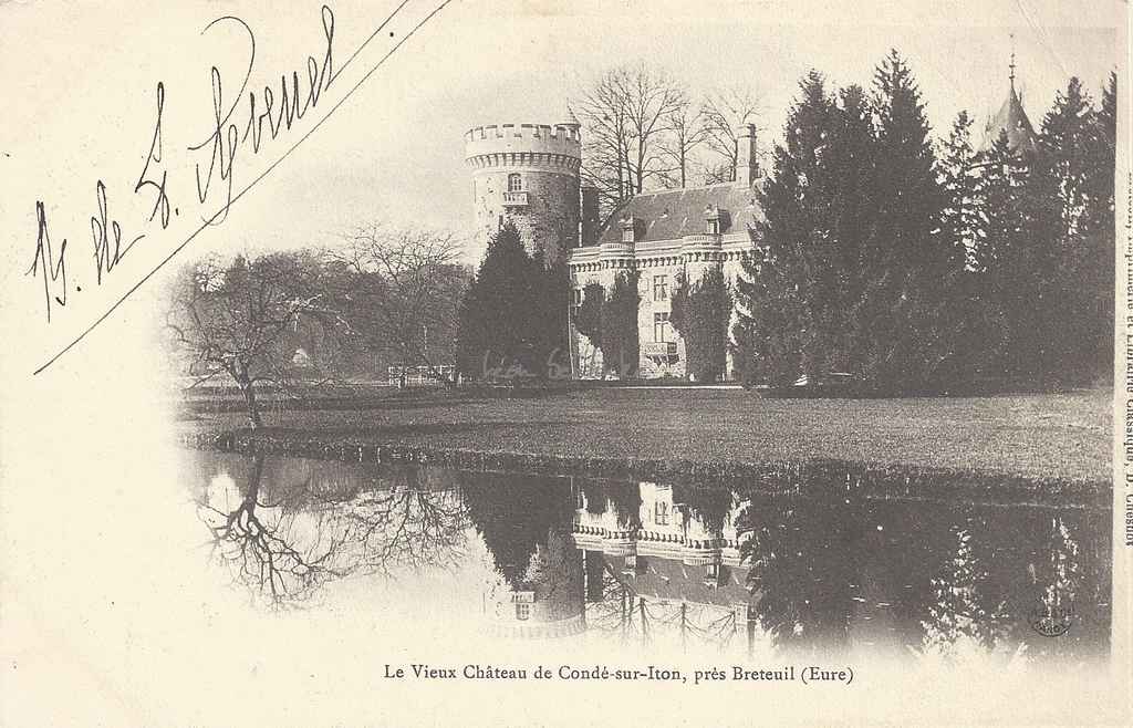 27- Condé-sur-Iton - Vieux Château (Imp. D.Chesnot)