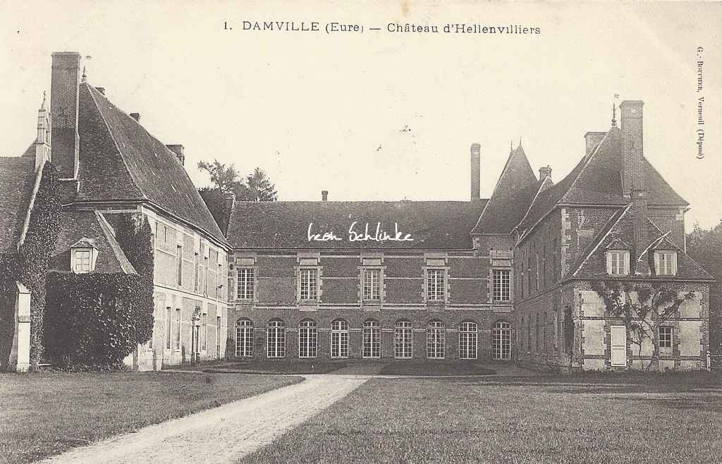 27- Damville - Château d'Hellenvilliers (G.Boucher 1)