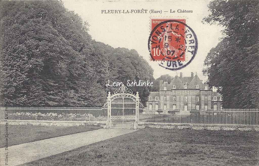 27- Fleury-la-Forêt - Le Château (Filleul Tabacs)
