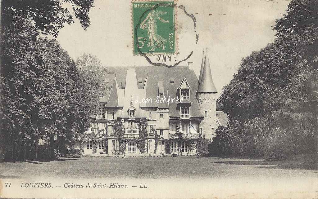 27- Louviers - Château de Saint-Hilaire (LL 77)