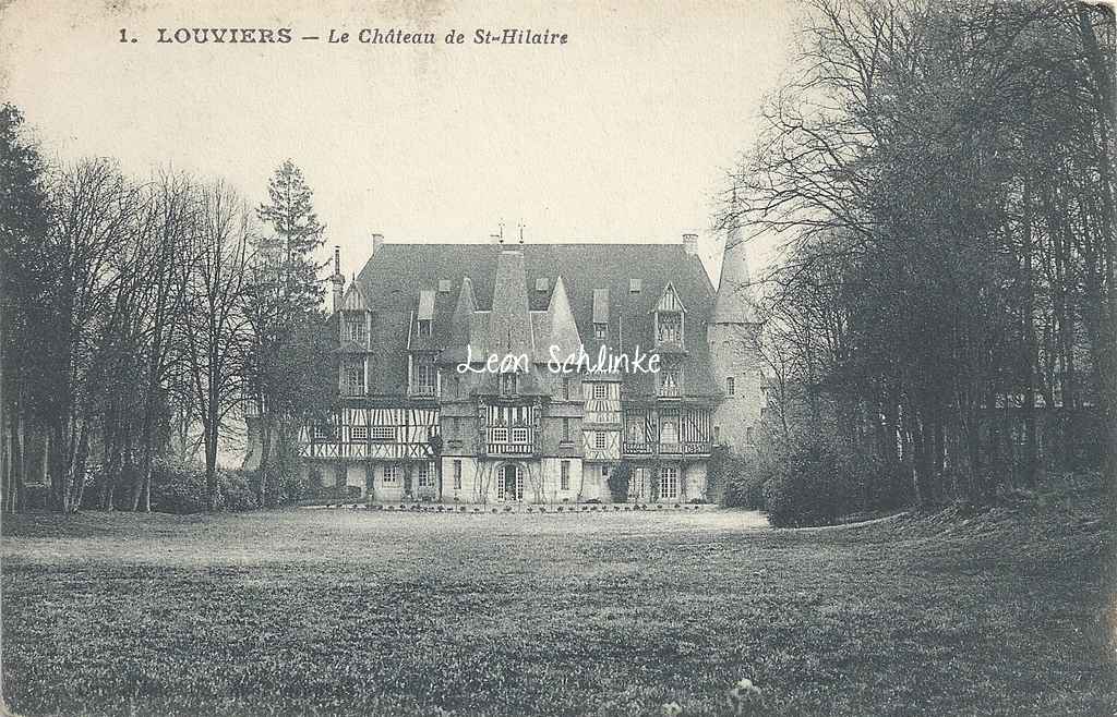 27- Louviers - Château St-Hilaire (illisible 1)
