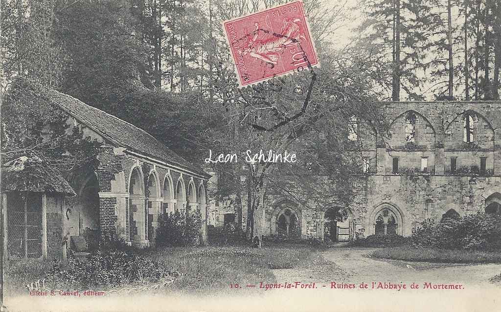 27- Lyons-la-Forêt - Ruines Abbaye de Mortemer (S.Cauvel 10)