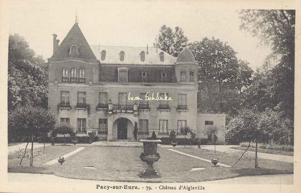 27- Pacy-sur-Eure - Château d'Aigleville (G.André 79)