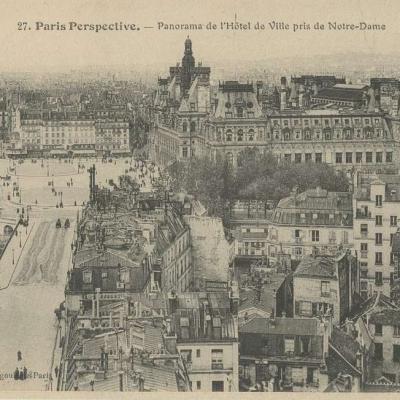 27 - Panorama de l'Hôtel de Ville pris de Notre-Dame