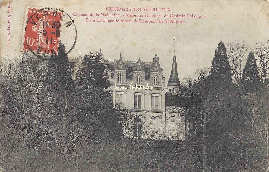 27- Pressagny-L'Orgueilleux - Château de la Madeleine (Lavergne)