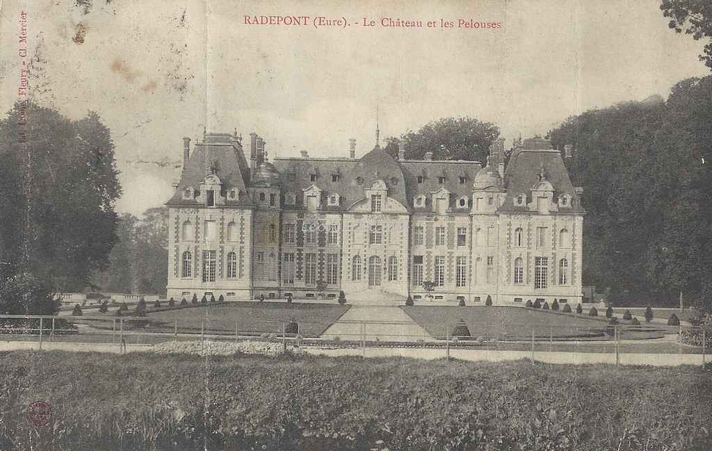 27- Radepont - Le Château (Ed. Lasne à Fleury)