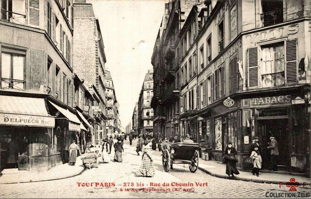 273 bis - Rue du Chemin Vert à la Rue Popincourt