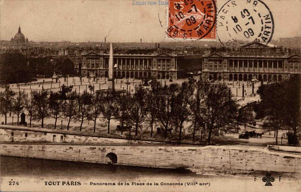 274 - Panorama de la Place de la Concorde