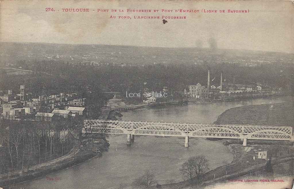 274 - Pont de la Poudrerie et Pont d'Empalot
